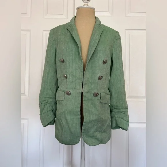 Veronica Beard Beacon Dickey Linen-blend Blazer - Picture 14 of 14